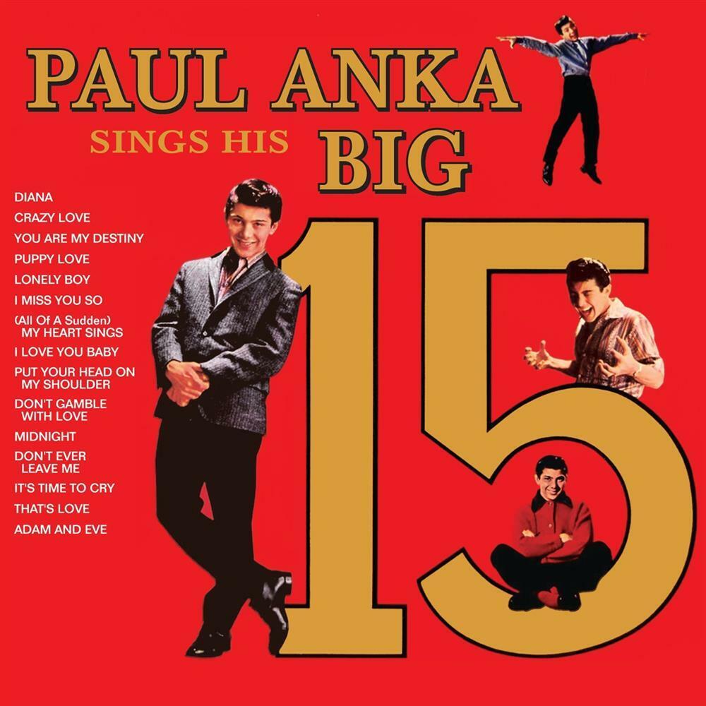 Sings His Big 15 - Paul Anka (Audio Cd)