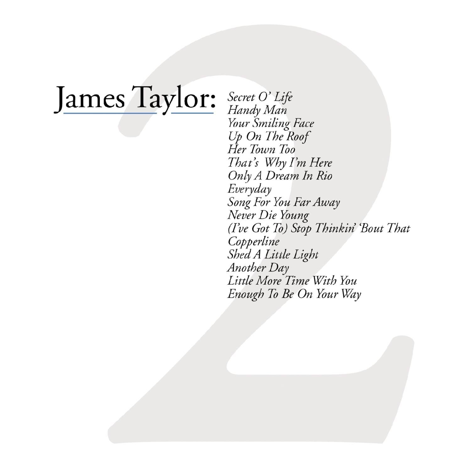JAMES TAYLOR - GREATEST HITS VOL.2  COUNTRY-BLUES