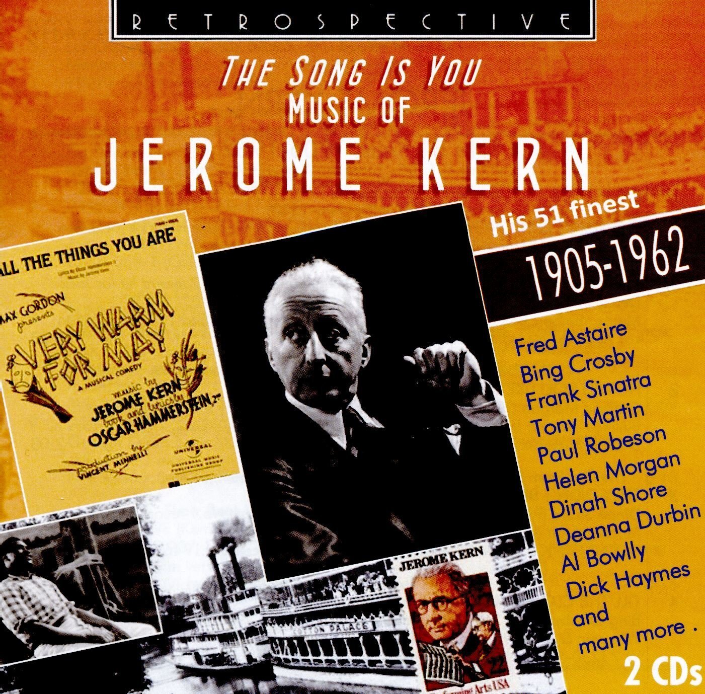 7024784 Audio Cd Jerome Kern - The Song Is You: Music Of Jerome Kern (2 Cd)