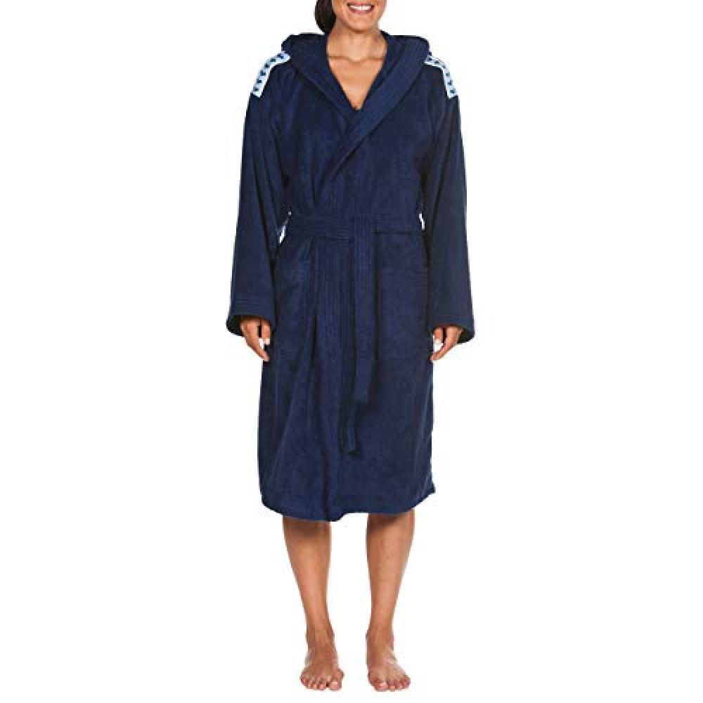 (TG. M) Arena Core Soft Robe, Accappatoio Unisex Adulto, Blu (Navy White), M - N