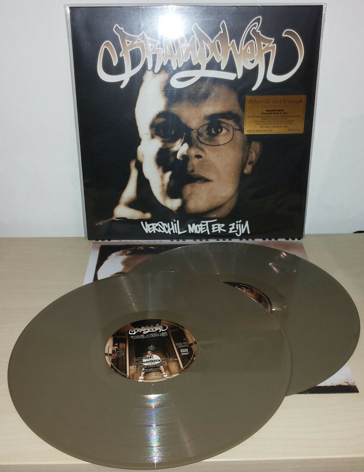 BRAINPOWER - VERSCHIL MOET ER ZIJN  - GOLD - NUMBERED - MOV - 2 LP