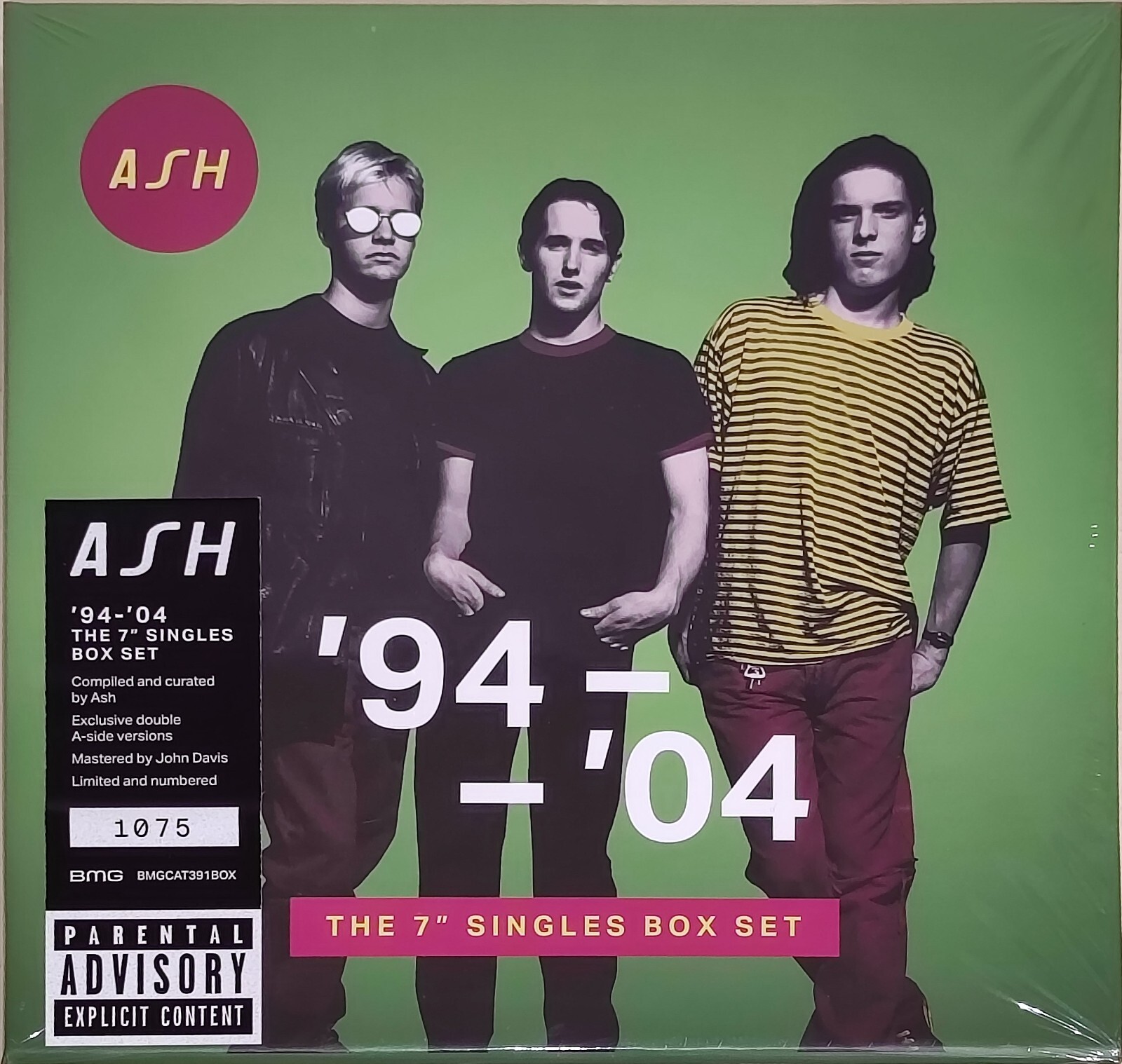 ASH – 94 – 04 – THE 7” SINGLES BOX SET – 10 7”