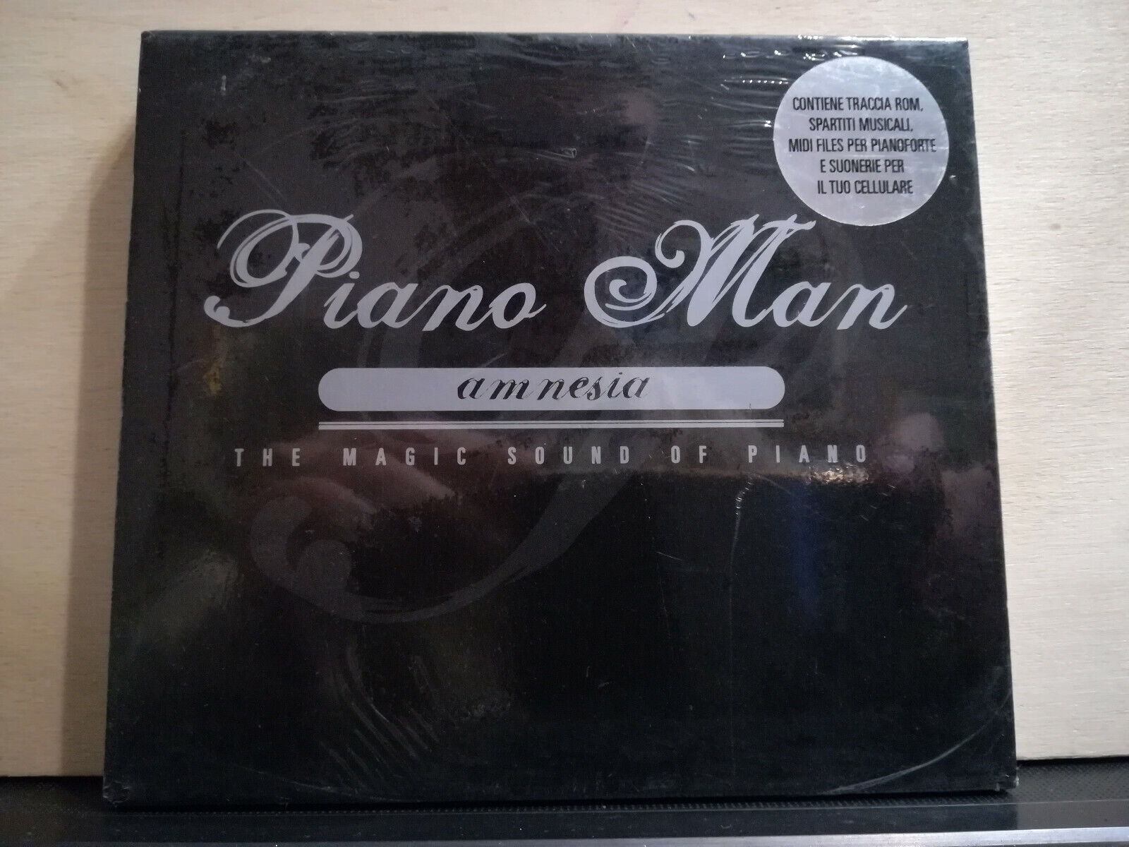 PIANO MAN AMNESIA THE MAGIC SOUND OF PIANO - CD SIGILLATO TRACCIAA ROM SPARTITI