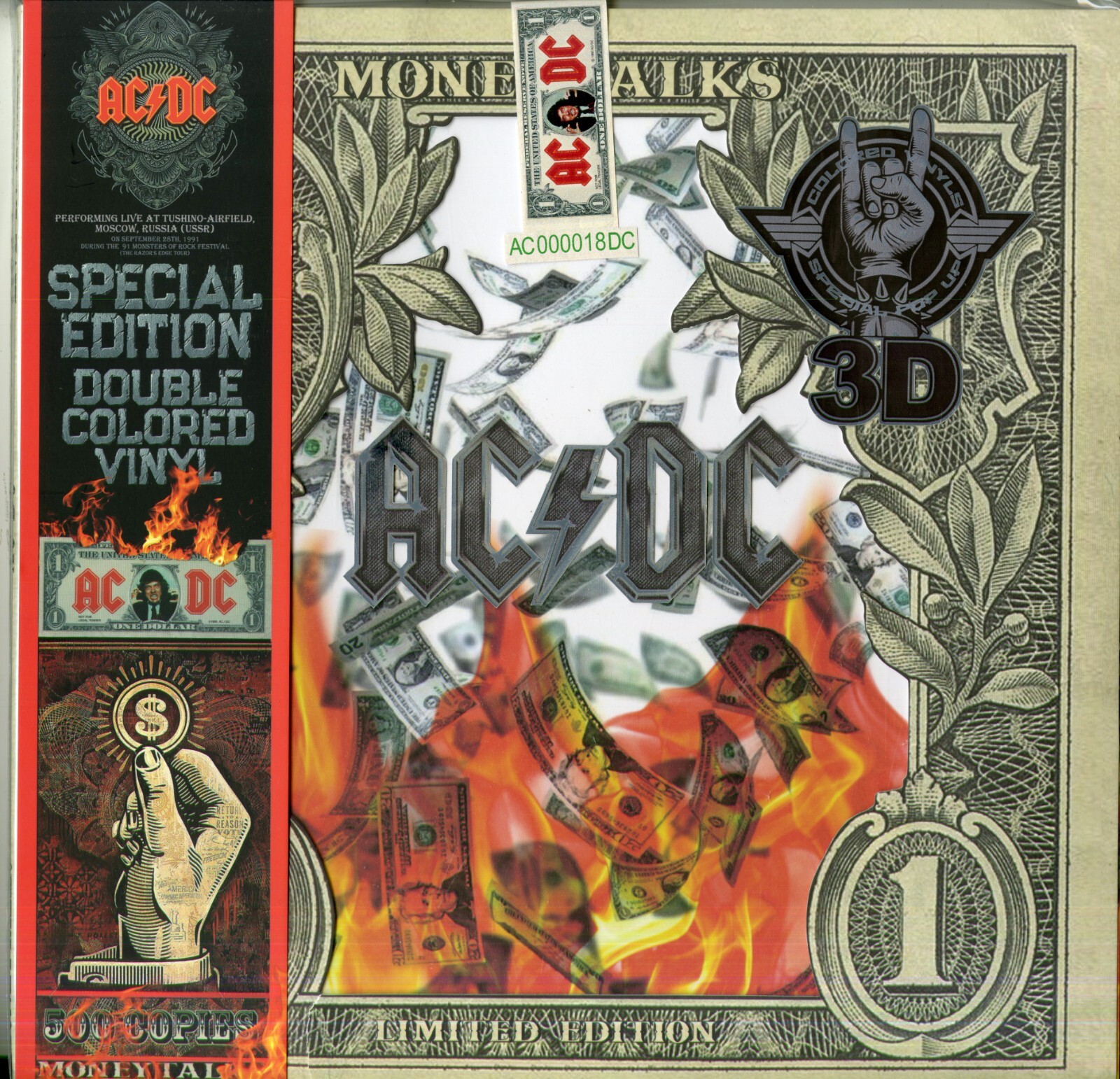 AC/DC "Money Talks" Limited 2LP Set Vinyl 2024 500 copies