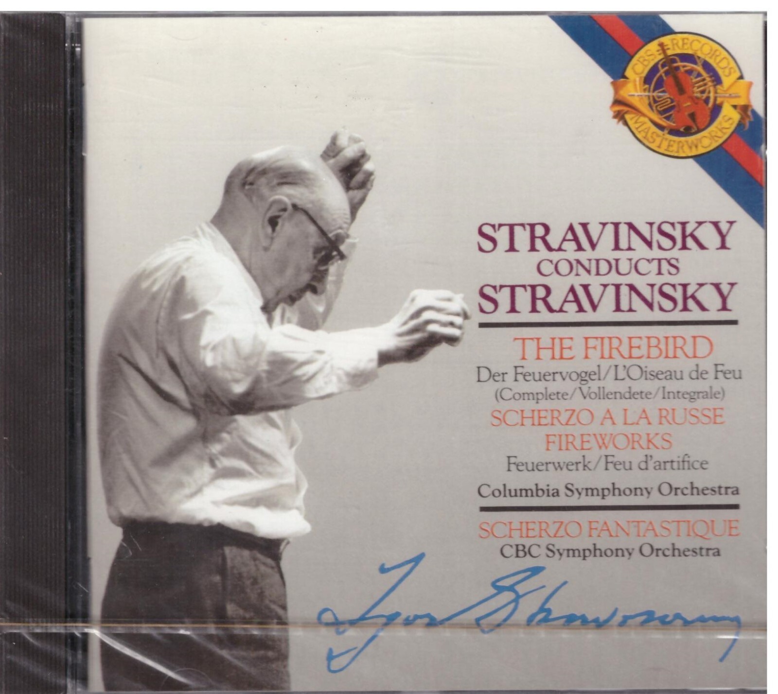 Stravinsky: L'Uccello Di Fuoco, Scherzo Alla Russa / Igor Stravinsky, CBC S - CD
