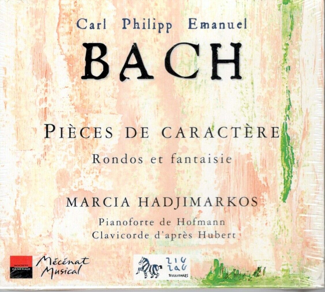 C.P.E. BACH - PIECES DE CARACTERE - CD NUOVO SIGILLATO MARCIA HADJIMARKOS