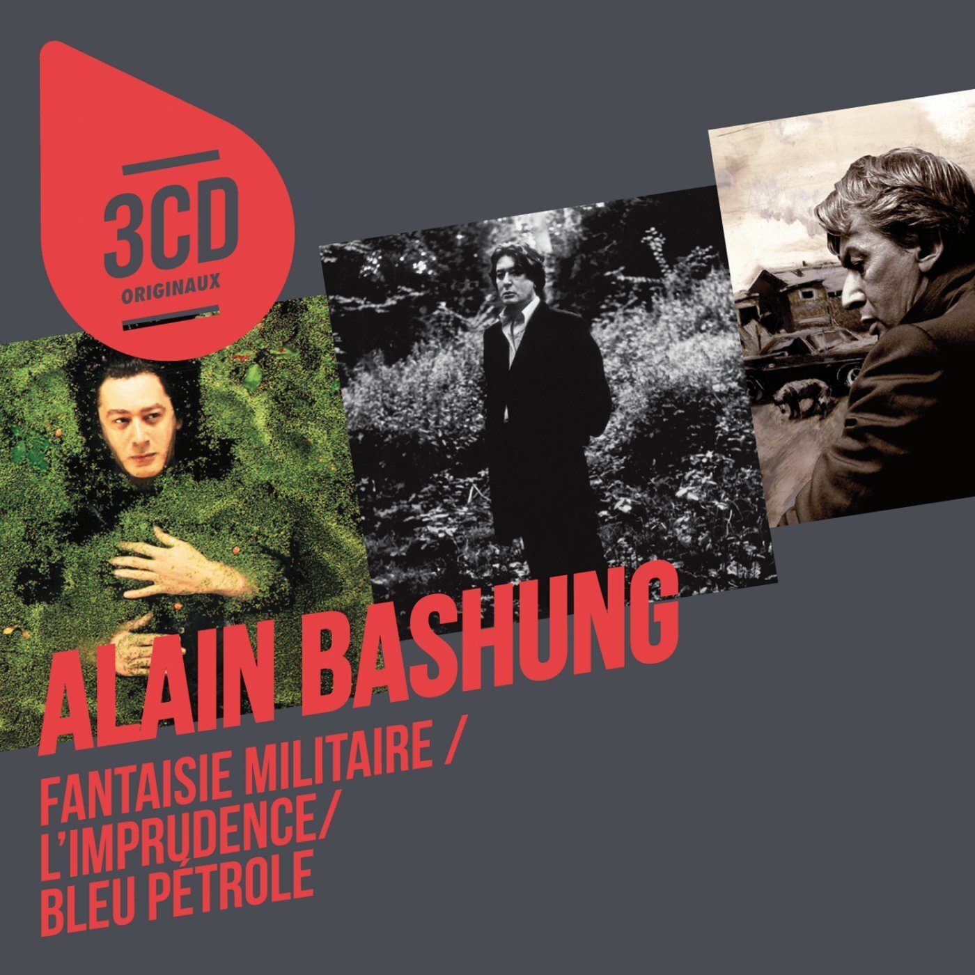 Alain Bashung 3 CD Originaux : Fantaisie Militaire/l'Imprudence/Bleu Pétrol (CD)
