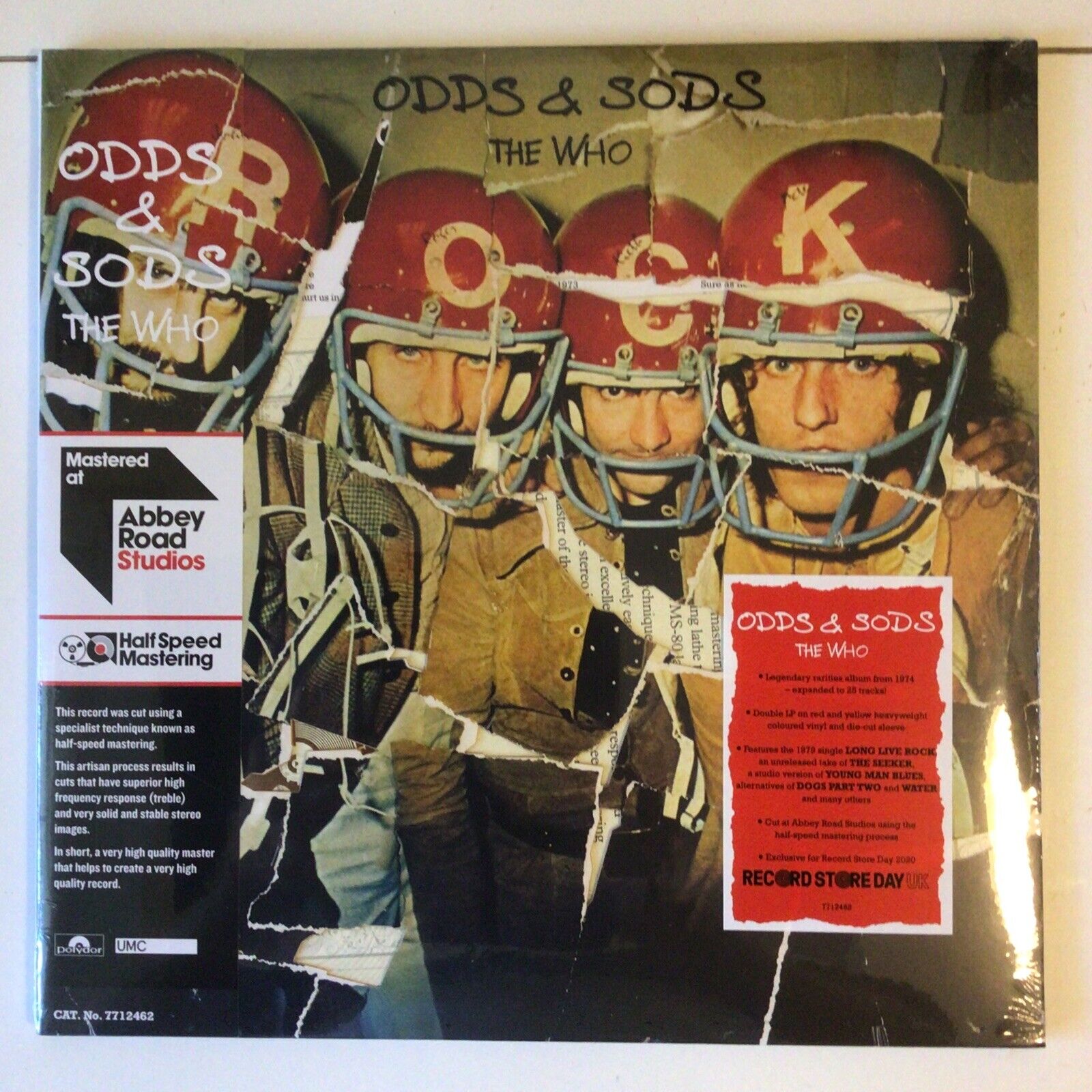 THE WHO - Odds & Sods - Half Speed Red/ Yellow Vinyl - NEW