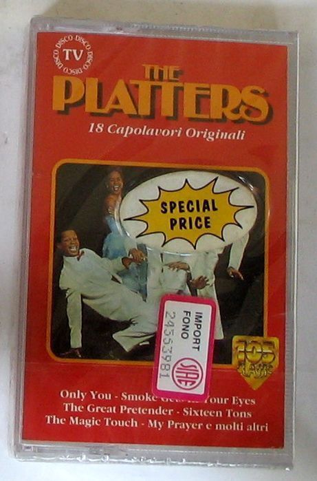THE PLATTERS - 18 CAPOLAVORI ORIGINALI - Musicassetta Cassette Tape MC K7 Sealed