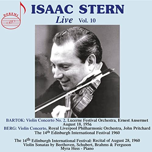 7024789 Audio Cd Isaac Stern: Live, Vol. 10 - Bartok , Berg (2 Cd)