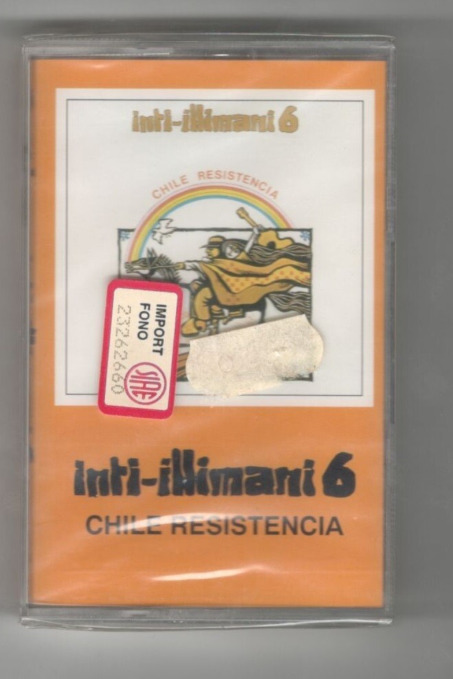INTI ILLIMANI 6 CHILE RESISTENCIA  MC MUSICASSETTA  NUOVA SIGILLATA