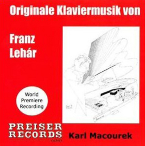 Franz Lehar Origanle Klaviermusik Von Franz Lehar (CD) Album