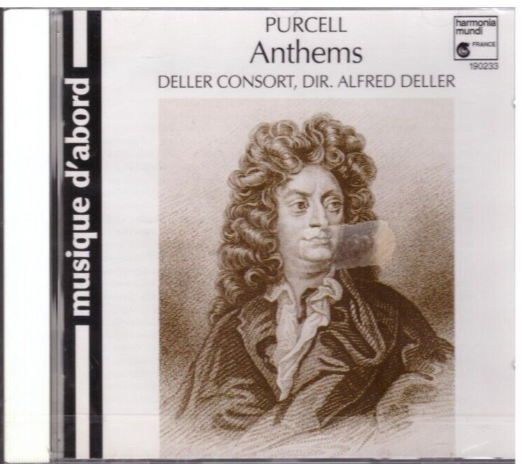 Purcell: Anthems / Alfred Deller, Deller Consort - CD
