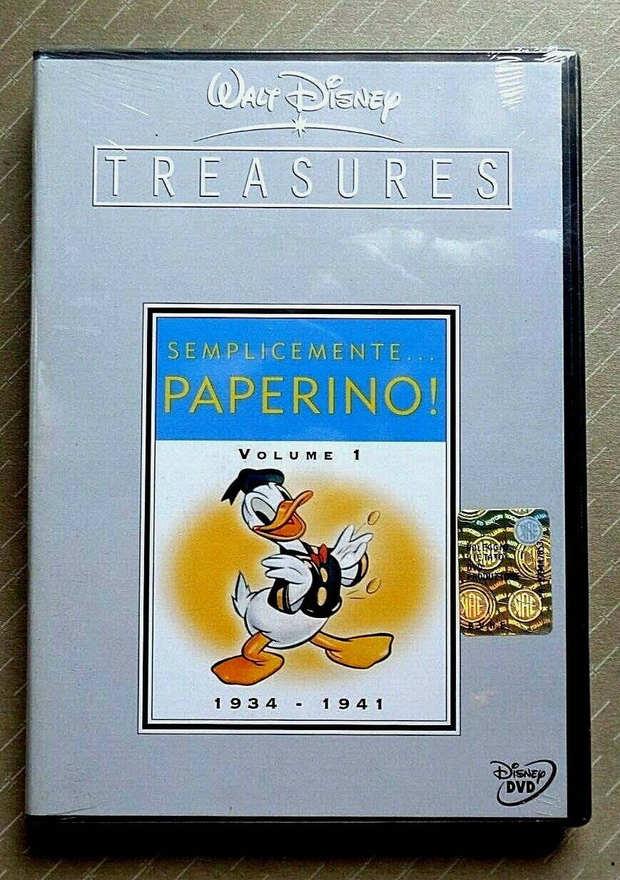 SEMPLICEMENTE PAPERINO vol.1 - 1934 -1941 Walt Disney Treasures  - DVD SIGILLATO
