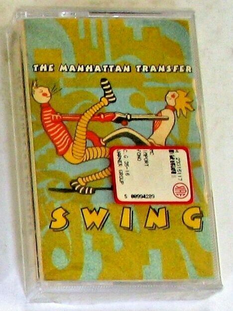 THE MANHATTAN TRANSFER - SWING - Musicassetta Cassette Tape Sealed