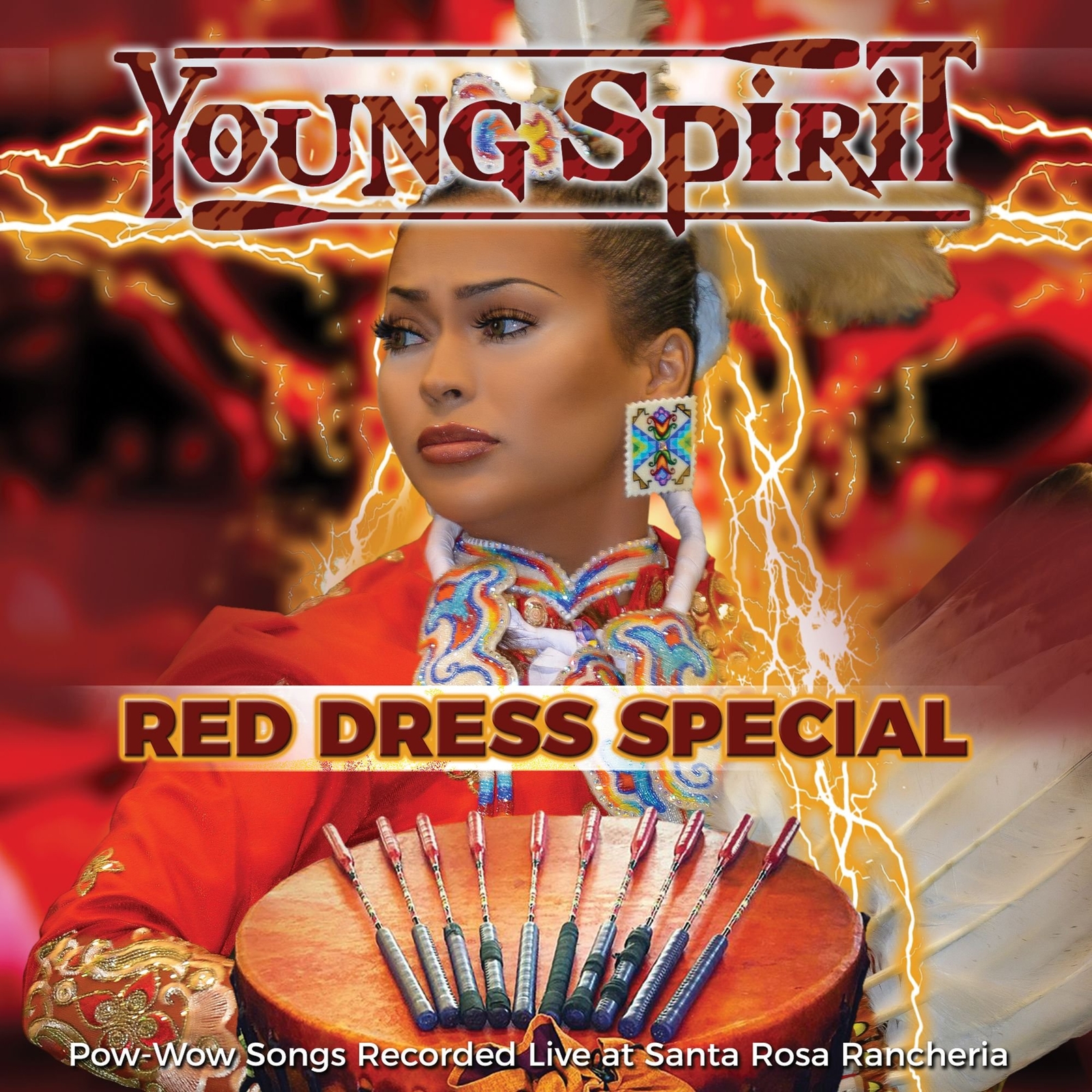 Young Spirit Red Dress Special - Pow-wow Songs  (CD)