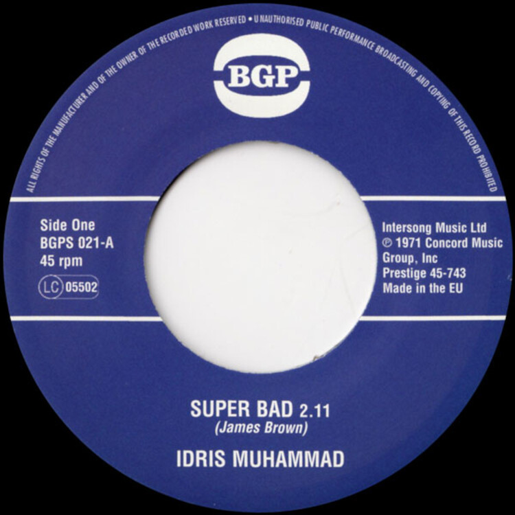 Idris Muhammad Super Bad/Express Yourself (Vinyl LP) 7" Single