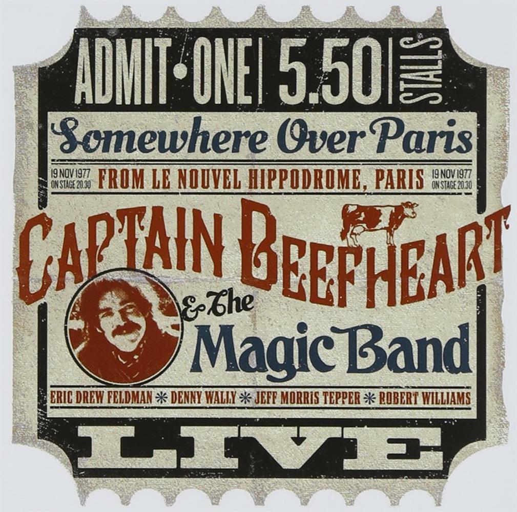 Live From Paris 1977 - Captain Beefheart & The Magic Band (Audio cd)