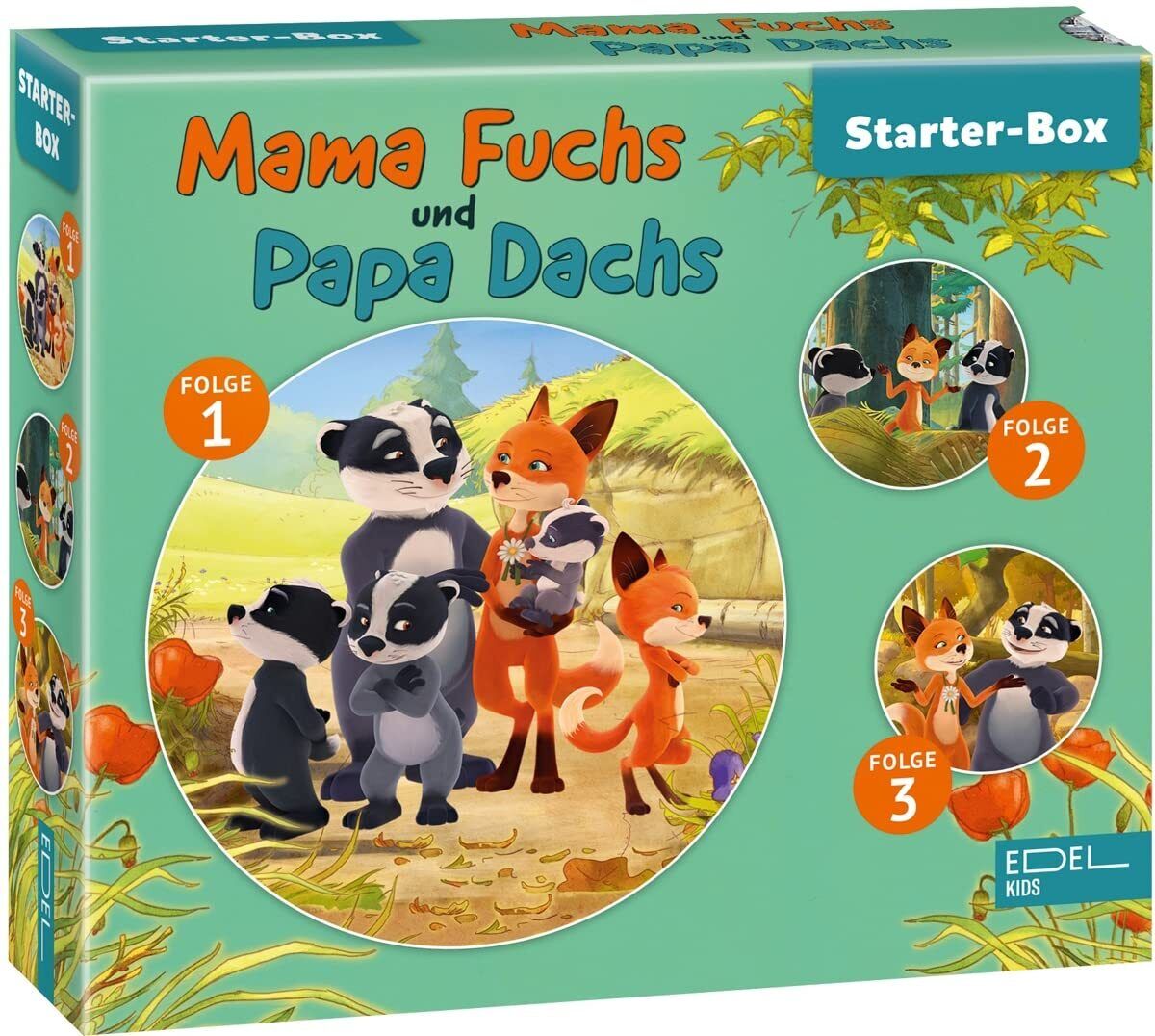 Mama Fuchs und  Mama Fuchs und Papa Dachs - Starter-Box (1-3) - Die Origina (CD)