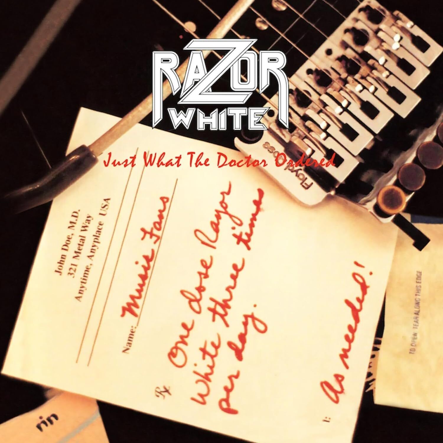 Razor White Just What the Doctor Ordered (CD) Album
