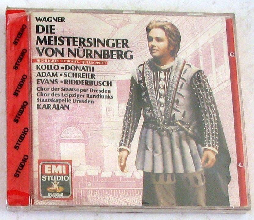DIE MEISTERSINGER VON NURNBERG - KOLLO / DONATH - KARAJAN Highlights CD Sealed