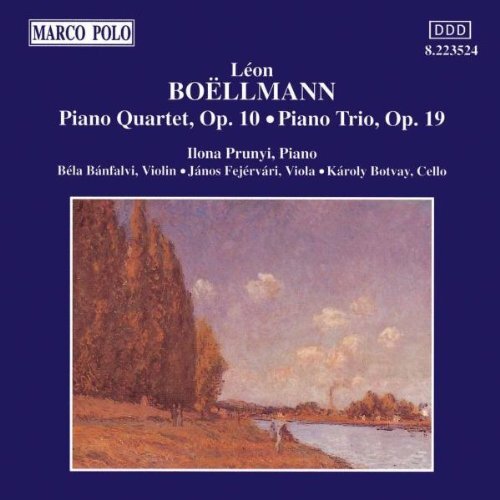 Boellmann Leon Piano Quartet, Pno Trio (Banfalvi, Botvay, Prunyi, Fehevari) (CD)