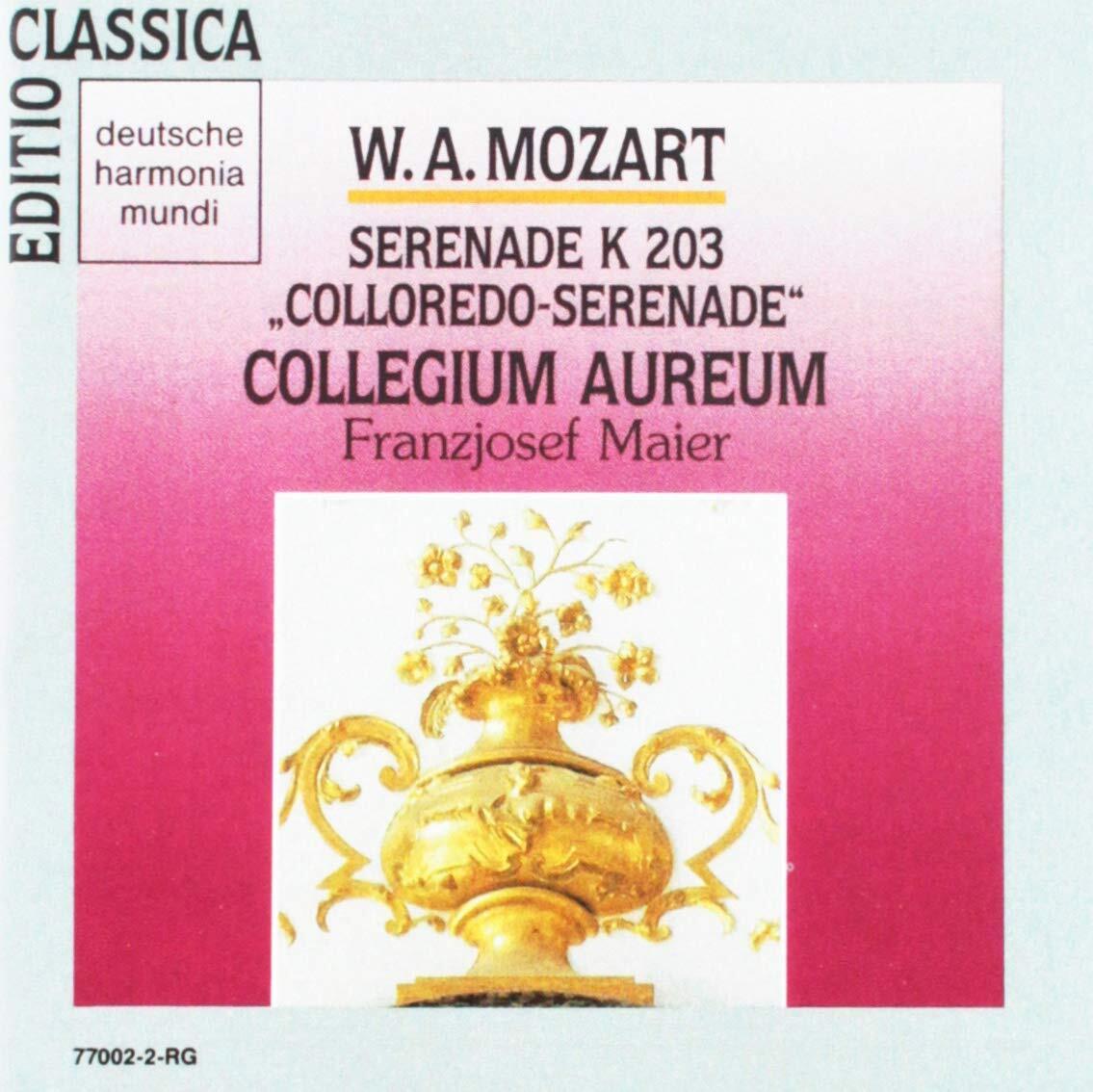 Wolfgang Amadeus Mozart Mozart: Serenade K. 203 (CD)
