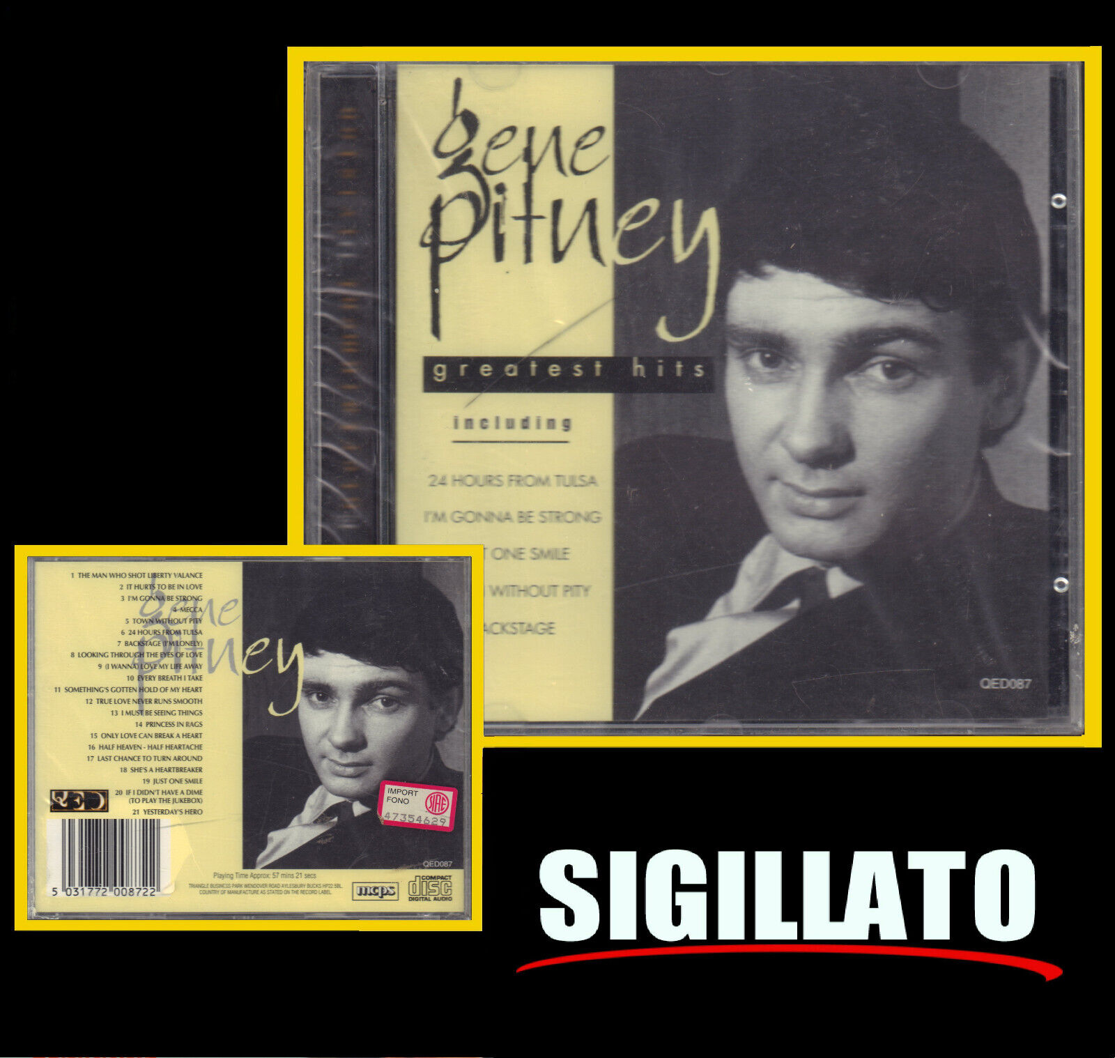 GENE PITNEY " GREATEST HITS " CD SIGILLATO MCPS
