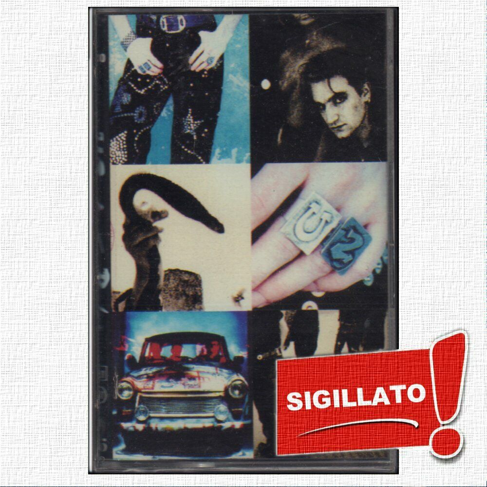 U2 " ACHTUNG BABY " MUSICASSETTA SIGILLATA K7 MC ITALY