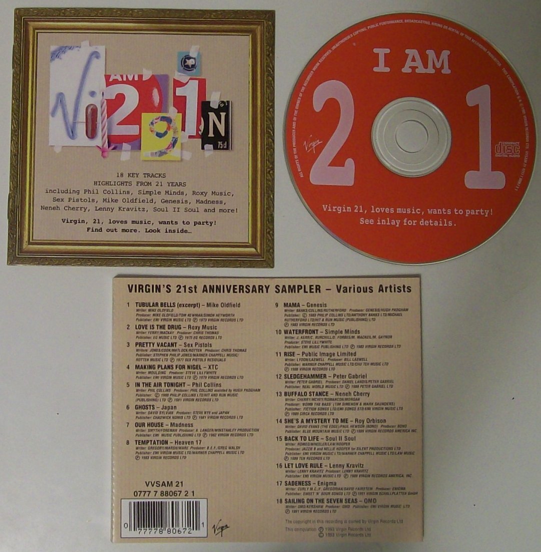 Mike Oldfield Virgin’s 21st Anniversary Sampler (CD)