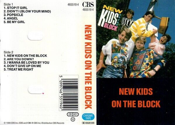 New Kids On The Block – New Kids On The Block -CASSETTE,MC,K7,SEALED,SIGILLATA