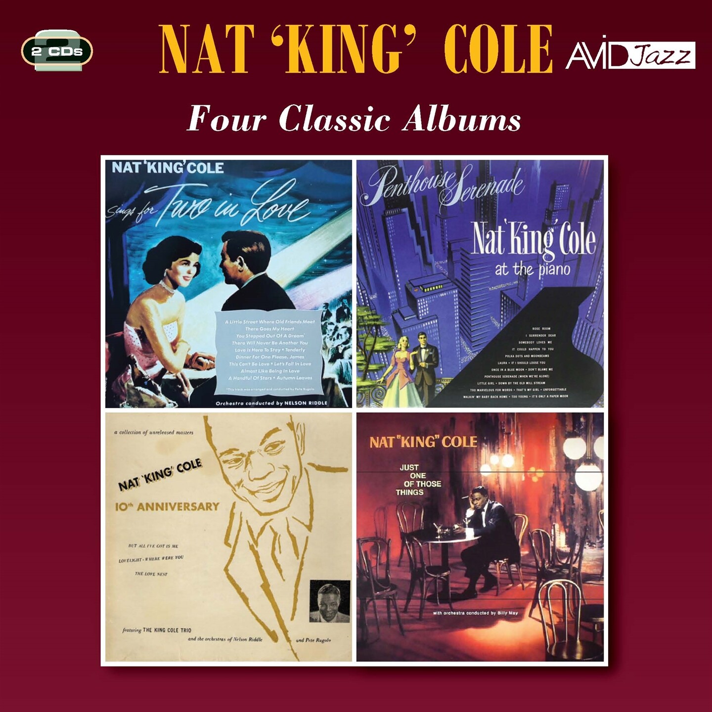 7024784 Audio Cd Nat King Cole - Four Classic Albums (2 Cd)