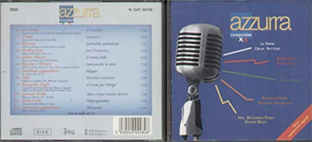 Azzurra E' La Musica Italiana - Various Artists (Audio CD)