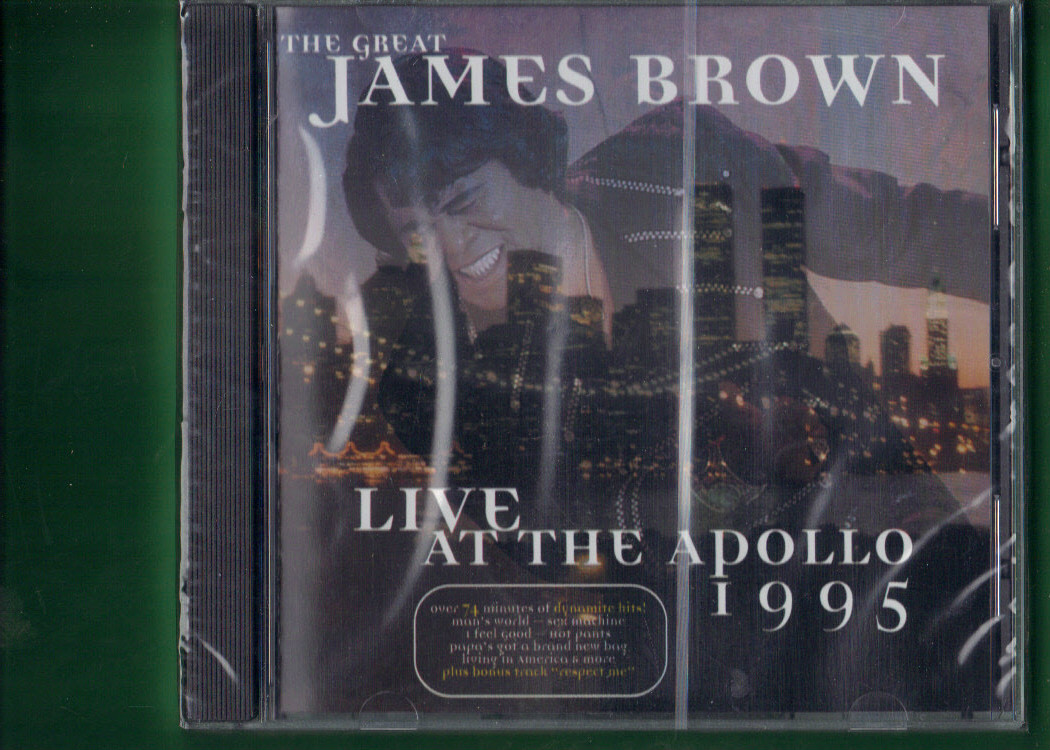 JAMES BROWN - LIVE AT THE APOLLO 1995 THE GREAT CD NUOVO SIGILLATO