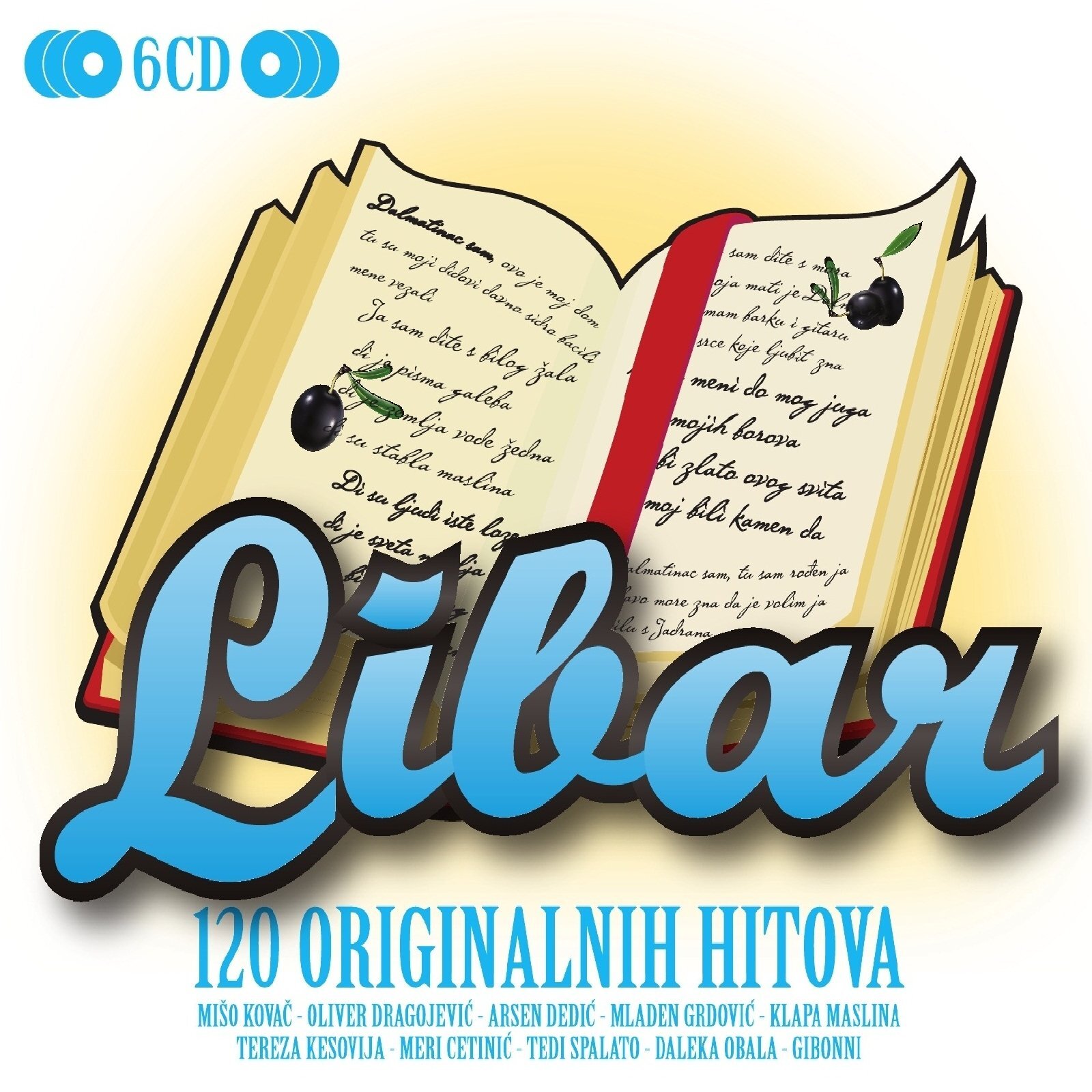 Razni Izvodjaci LIBAR – Dalmatian Songs 120 originalnih hitova – Box, 2012  (CD)