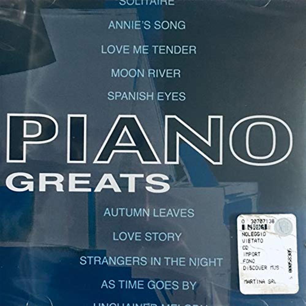 Piano Greats - Various Artists (Audio CD)