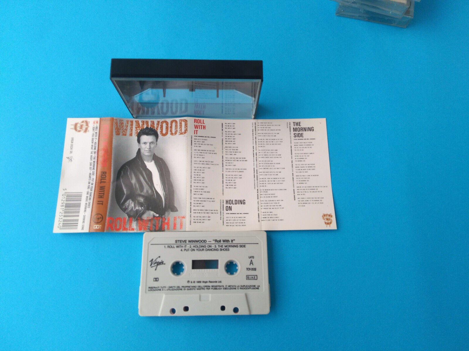 STEVE WINWOOD " ROLL WITH IT " MC K7 19898 VIRGIN ITALIA