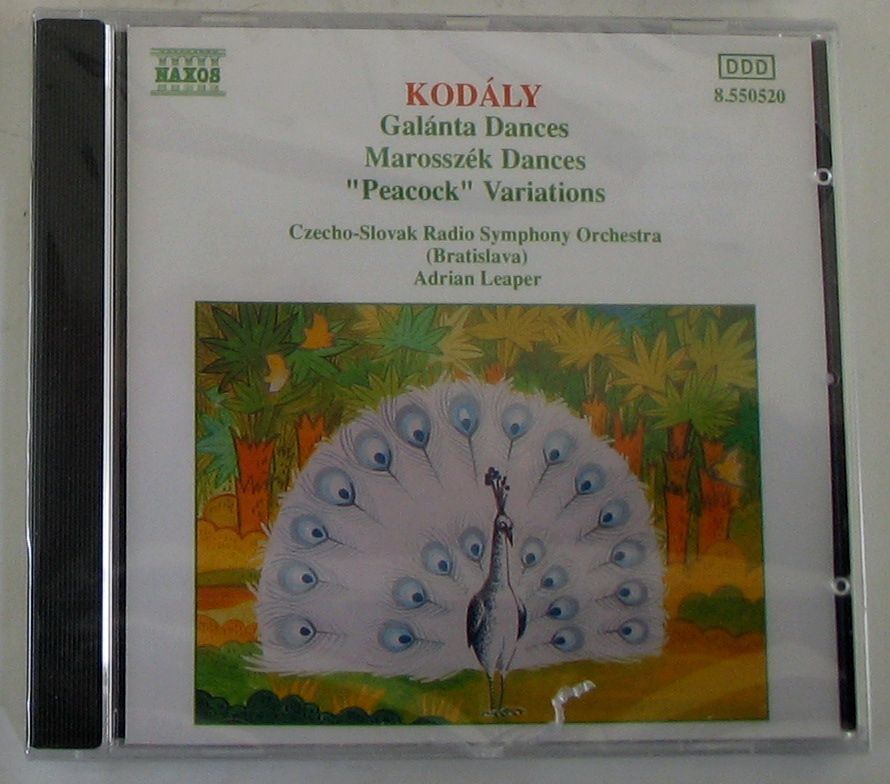 KODALY Z.- GALANTA & MAROSSZEK DANCES, PEACOCK VARIATIONS - LEAPER- CD Sealed