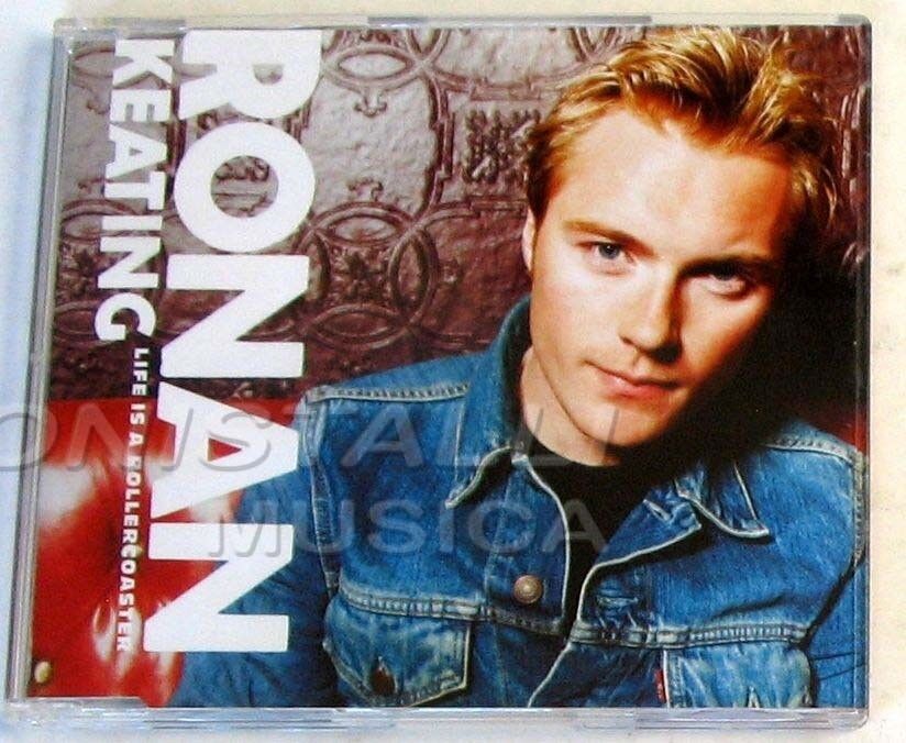 RONAN KEATING - LIFE IS A ROLLERCOASTER - CD Single +  Rom Track - Never Played