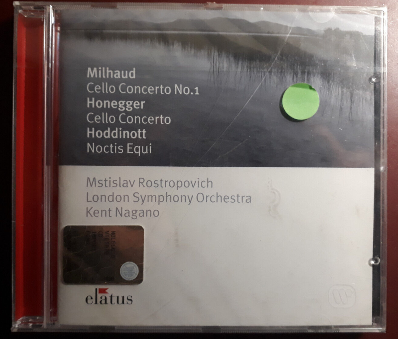 MILHAUD HONEGGER HODDINOTT-ROSTROPOVICH NAGANO*CD BRAND NEW SEALED SIGILLATO