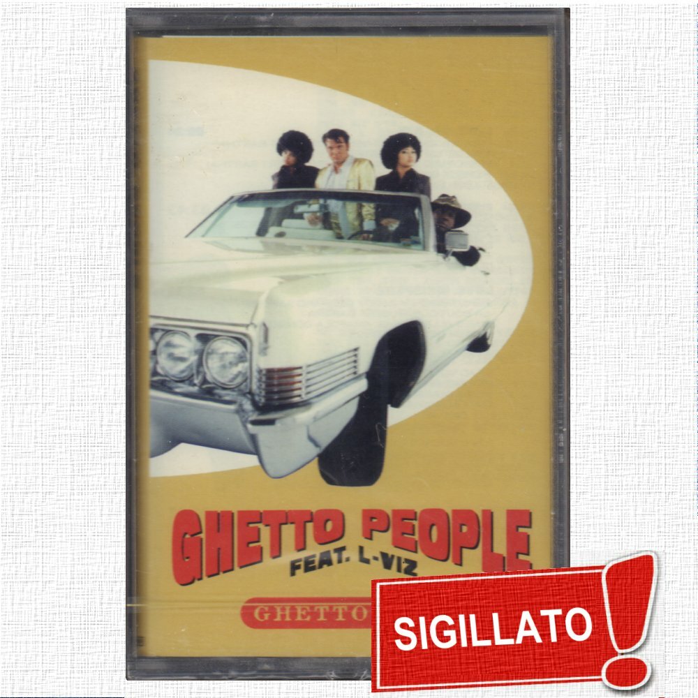 GHETTO PEOPLE FEAT. L-VIZ " GHETTO VIBES " MUSICASSETTA SIGILLATA (MC-K7)