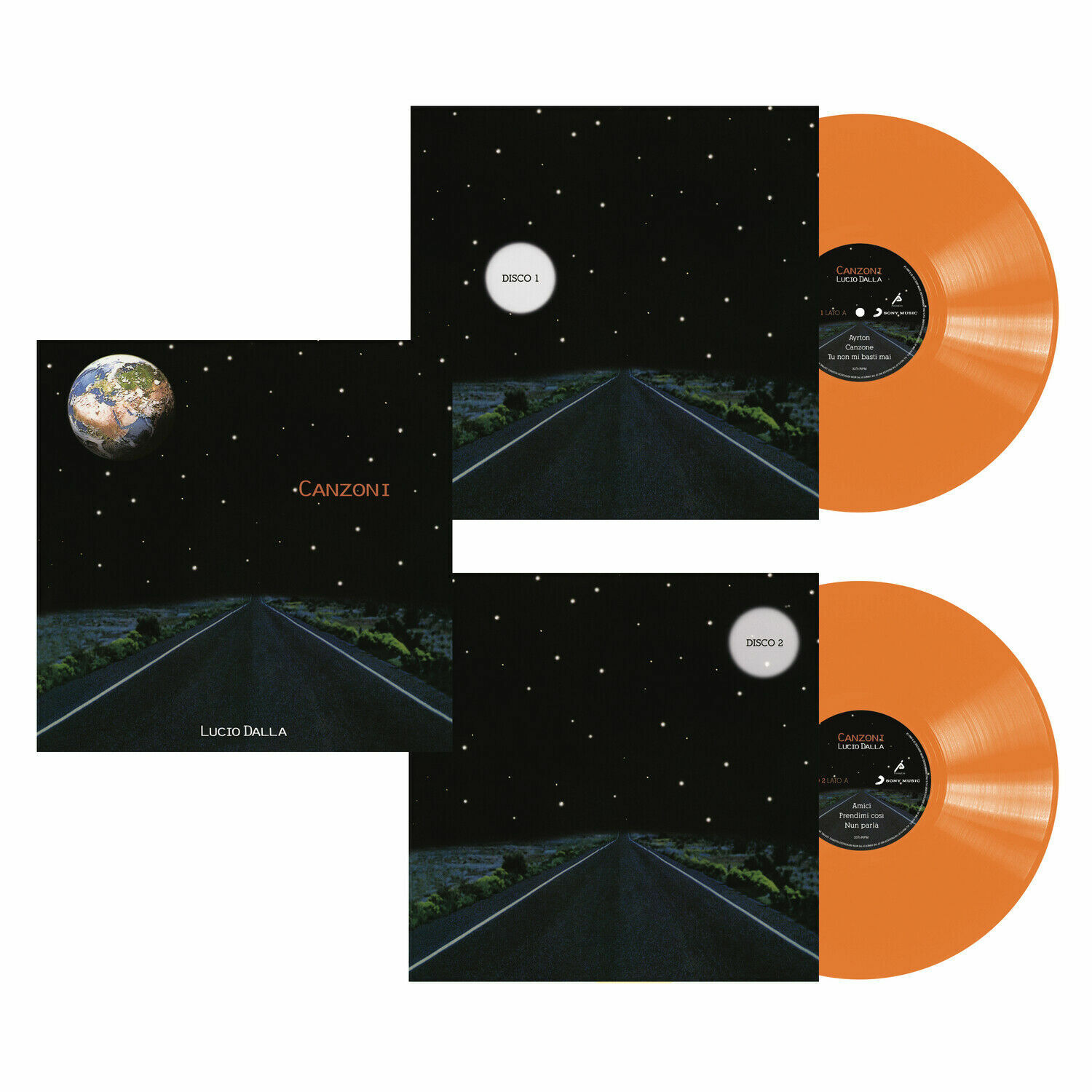 LUCIO DALLA - Canzoni -VINILE lim. ed. 2LP orange vinyl SIGILLATO