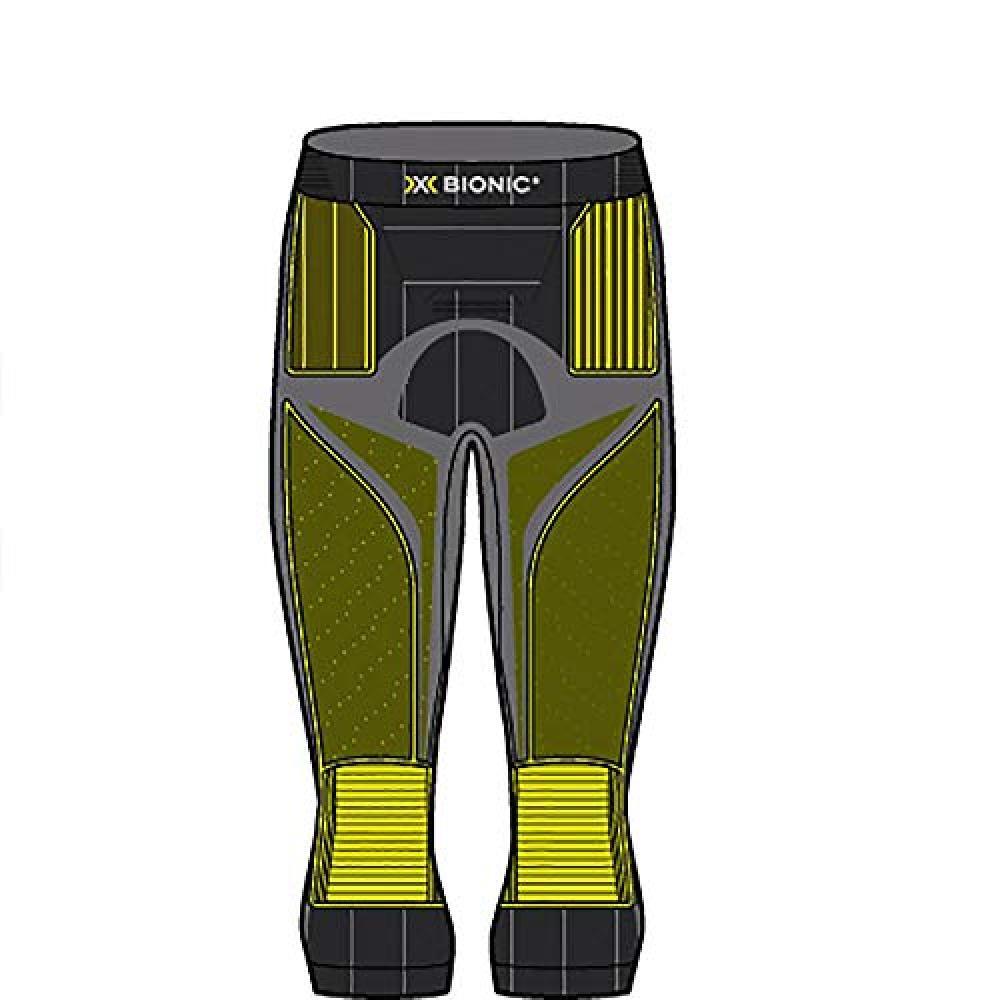 (TG. XL) X-Bionic Energy Accumulator 4.0 Pantaloni G099 Charcoal/Yellow XL - NUO
