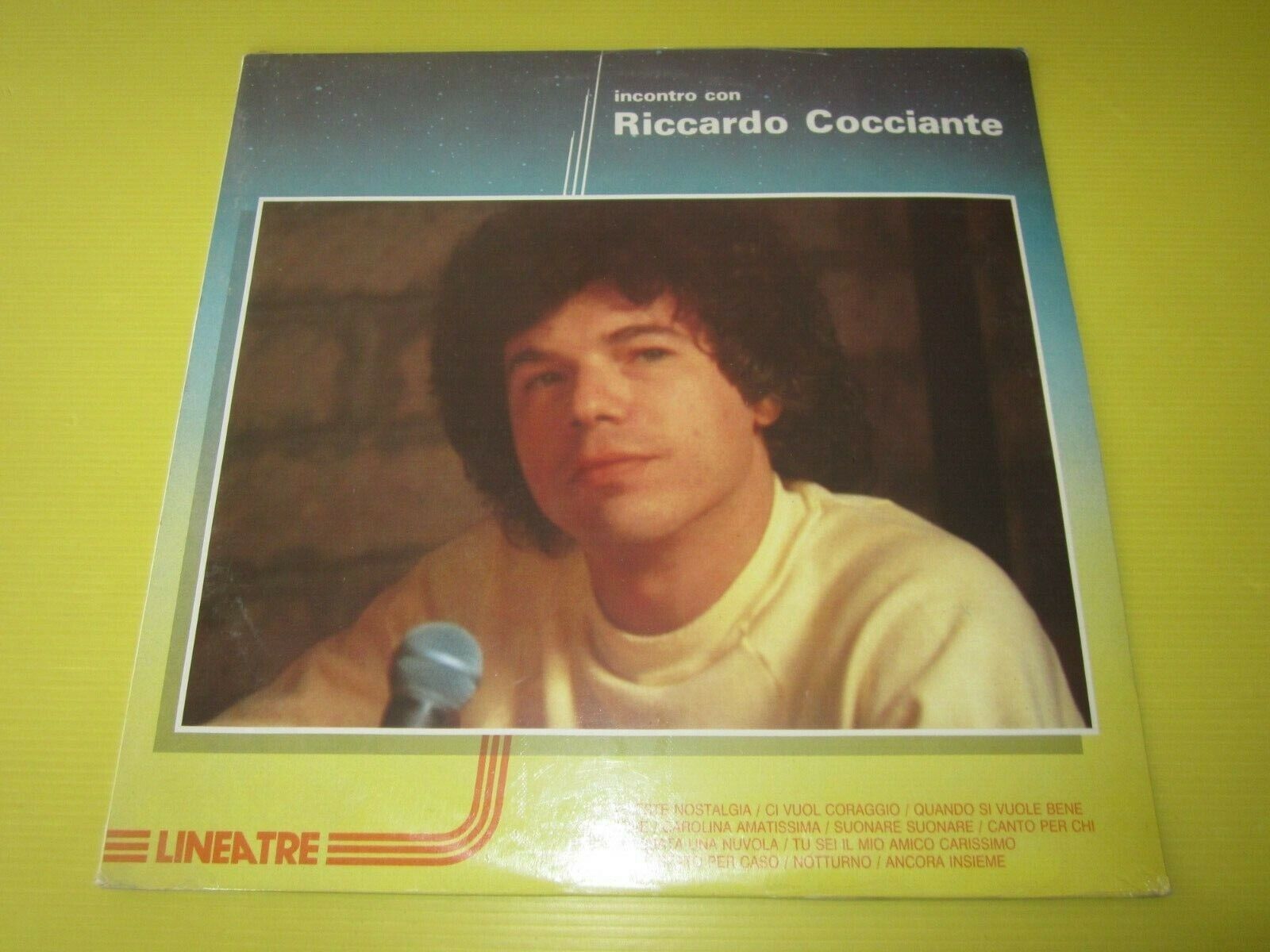 RICCARDO COCCIANTE - INCONTRO CON R.C. - RCA LINEATRE CL 74436 SIGILLATO