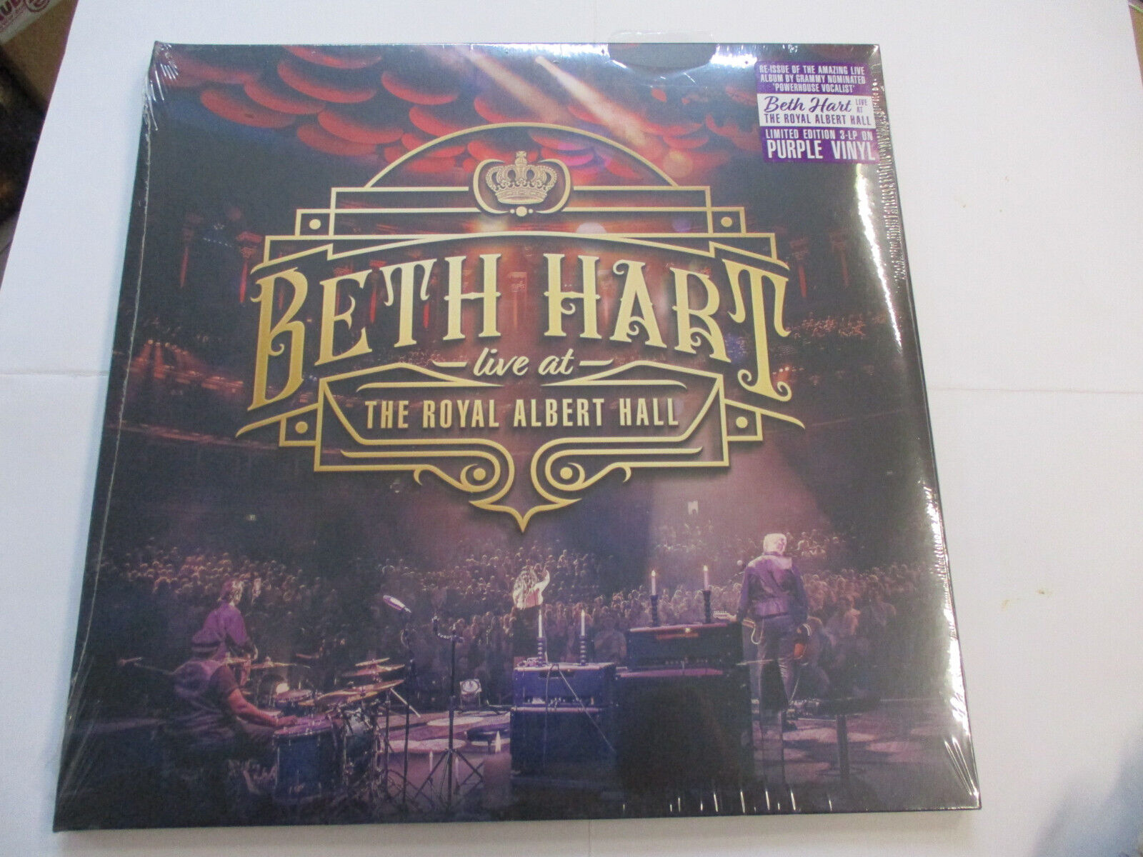 BETH HART - LIVE AT THE ROYAL ALBERT HALL - 3LP PURPLE VINYL REISSUE NEW SEALED