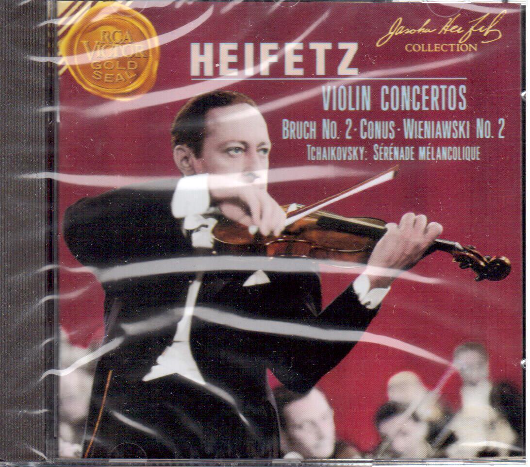 Bruch; Wieniawski: Concerto N. 2; Tchaikovsky: Serenata Mal. / Jascha Heifetz CD