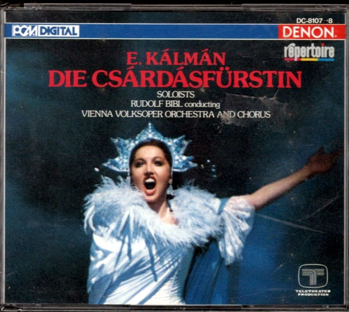 EMMERICH KALMAN - DIE CSARDASFURSTIN - 2CD NUOVO SIGILLATO OPERETTA 3 ACTS