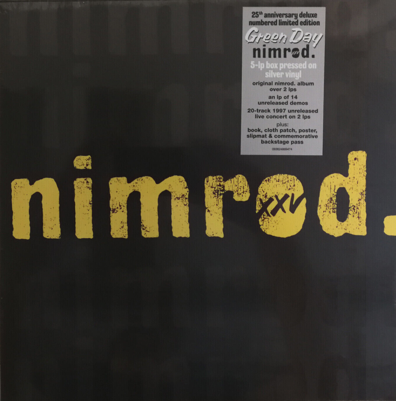 Green Day Nimrod (25Th Anniversary) Box 5 x Vinili Lp Colorati (Indie Exclusive)