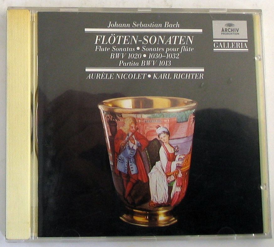 BACH J. S. - FLOTEN-SONATEN - NICOLET / RICHTER - CD Nuovo Unplayed
