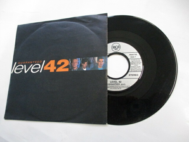 LEVEL 42 - GUARANTEED - 7" VINYL NEW UNPLAYED 1991